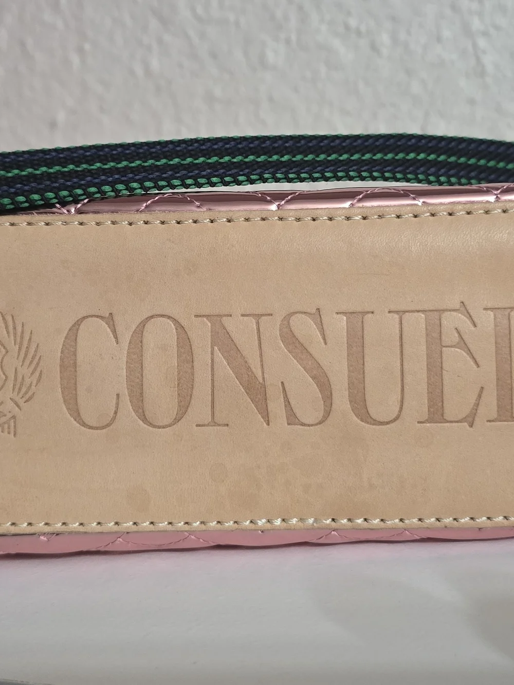 Consuela metallic quilted